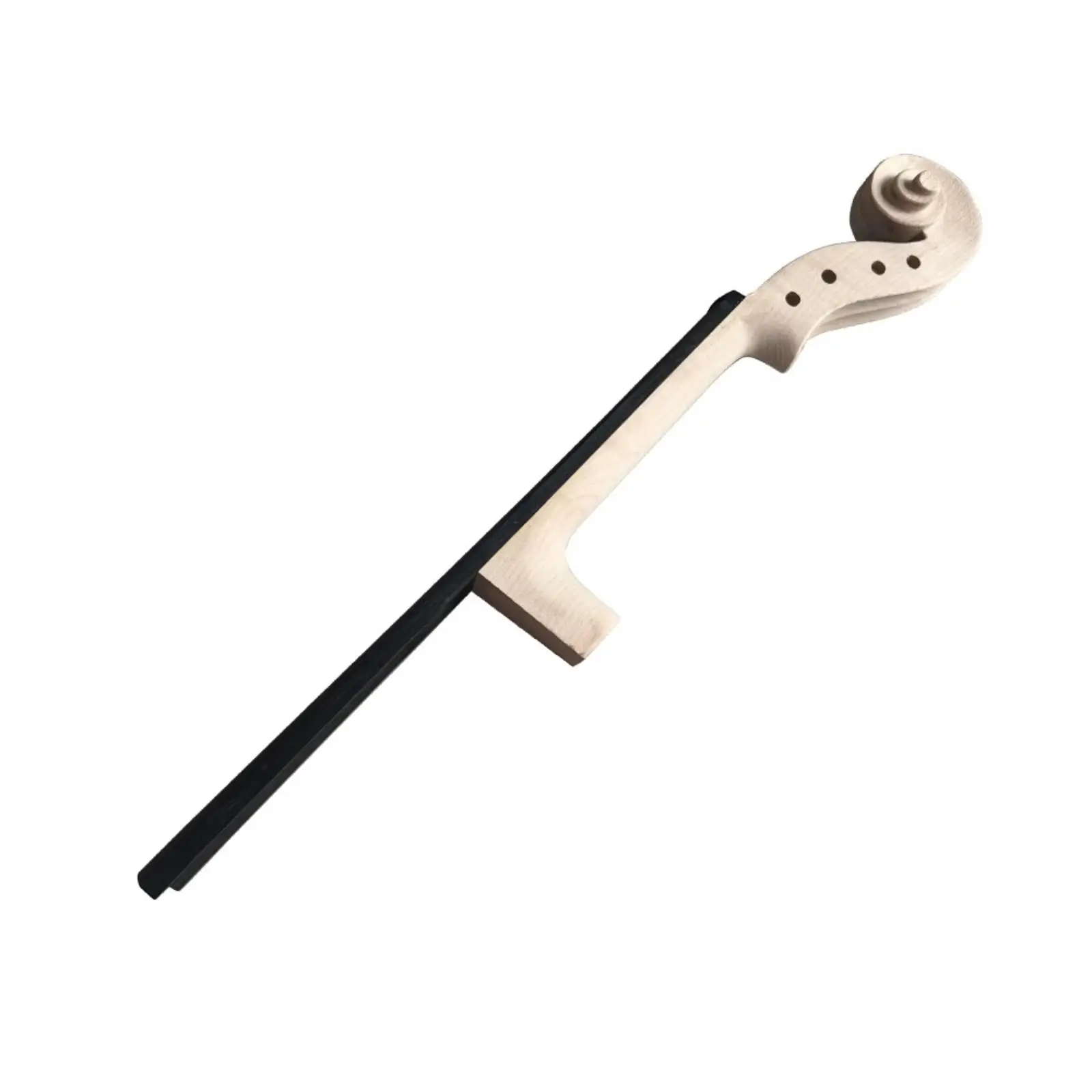 Violin Neck with Fingerboard Unfinished Violin Neck with Head Unvarnished