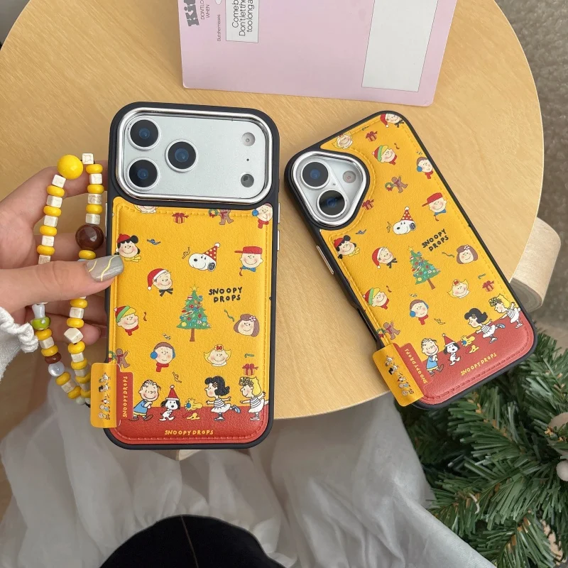 

Funny cartoon Cute hot air balloon Snoopy Peanuts Clear anti-fall Phone Case For iPhone 13 14 15 16 17 Pro Max Snoopy Cover﻿﻿