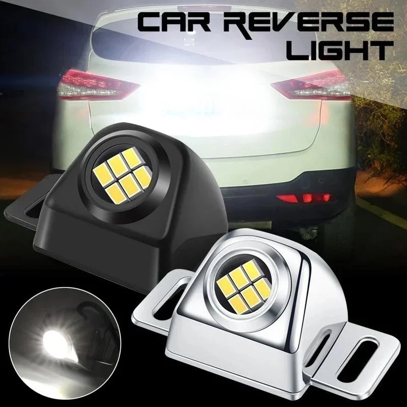 LED Car Reversing Light High Brightness 12-24V 650LM Auto Backup Reverse Lamp For Car Motorcycle Truck Parking Auxiliary Light