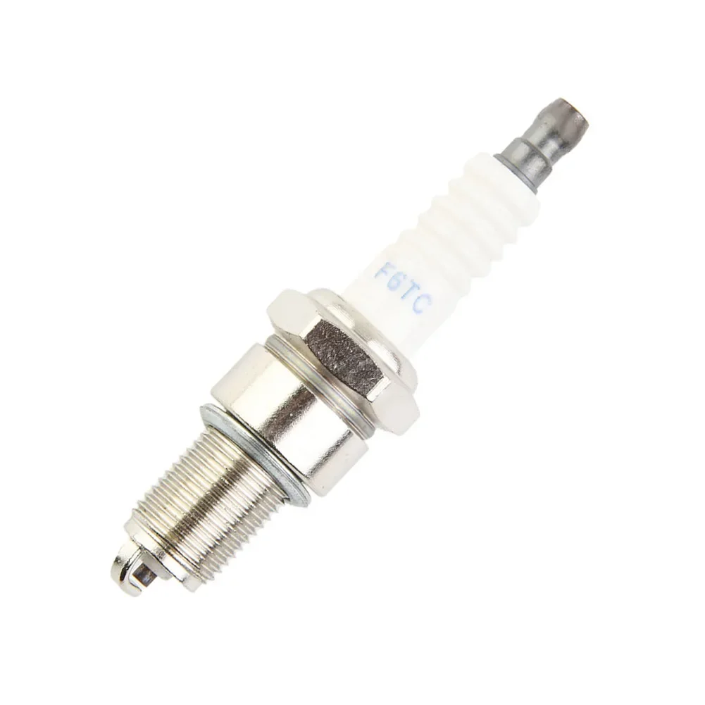 Imagem -02 - Spark Plug para Tocha F6tc Bpr6es Rn10yc Bpr6es Rn10yc Bp6es Olr15yc Peças Cortador de Grama Ferramentas de Jardim Acessórios