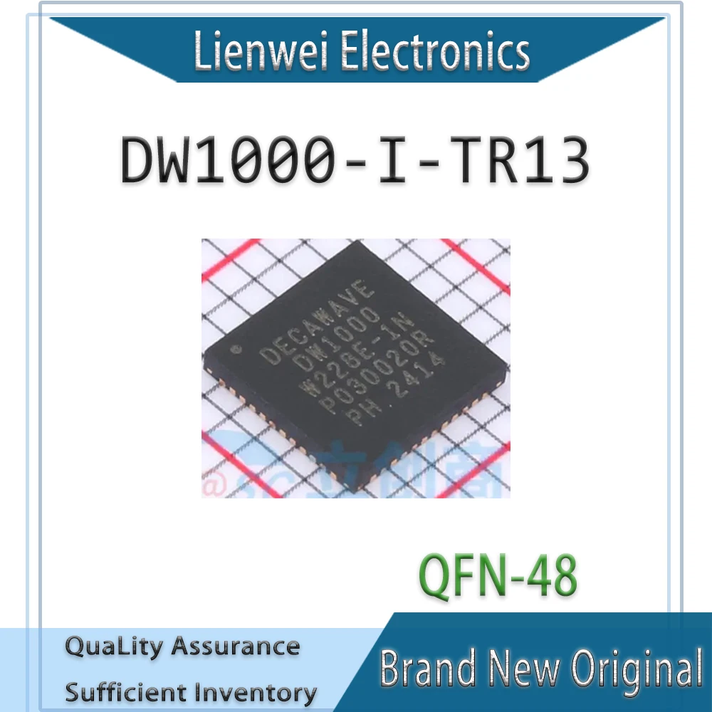 100% New Original DW1000 DW1000-I-TR13 IC RF Power Amplifier Chipset QFN-48