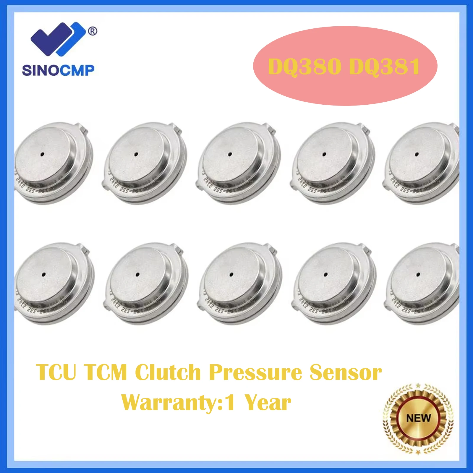 

10pcs 0DE DQ500 DQ380 DQ381 New Transmission Clutch Pressure Sensor For 2009-14 Audi Q3 TT R8 VW Trannsporter Scirocco Tiguan