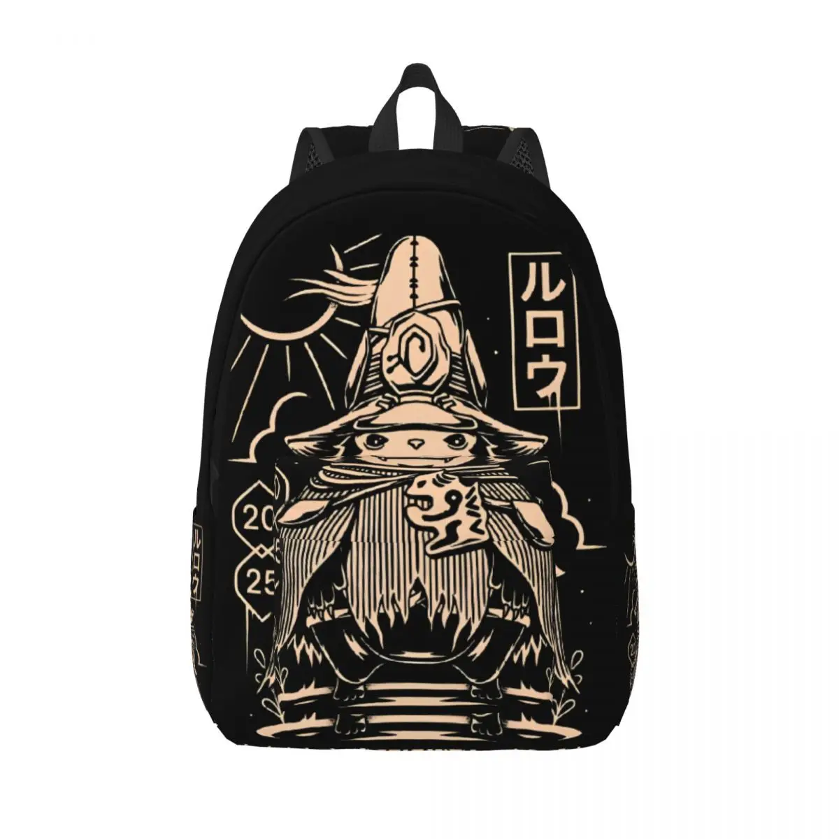 

Monster Hunter Wilds Wudwud Rove Teenage Backpack Sports Student Business Game Daypack for Men Women College Canvas Bags