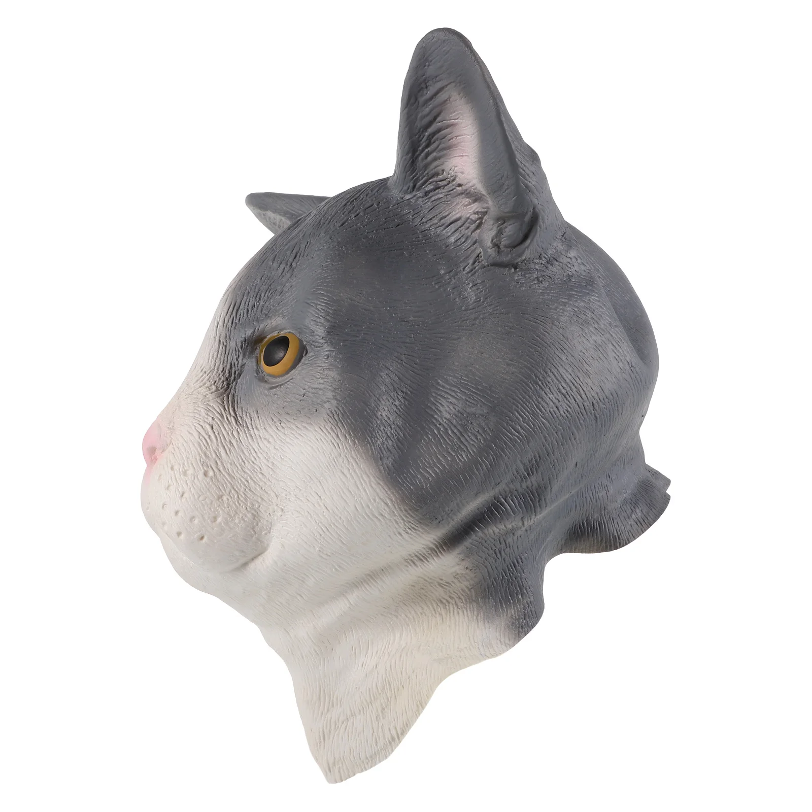 Halloween Kat Hoofd Masker Volwassen Volledige Realistische Latex Dierenmasker Eng Grappig Cosplay Kostuum Feestaccessoires Kat Kostuum