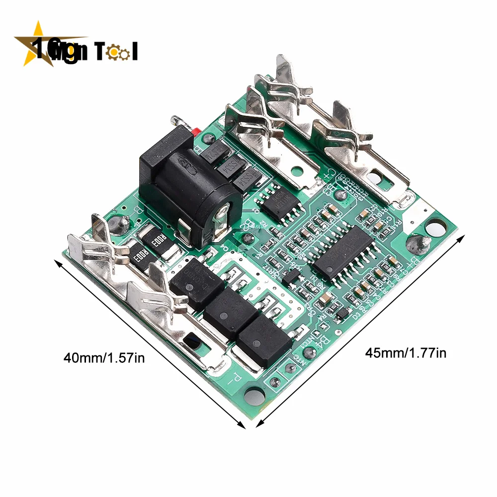 5S 5 Serial 18V 21V 20A Li-Ion Lithium Battery Charger Protection Board Module Pack Circuit Board BMS Module  Power Tool Module