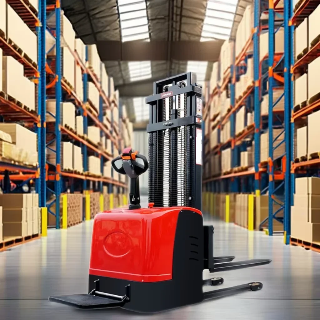 1 Ton Fully Electric Hydraulic Lifting Truck 4-Meter Forklifts for Loading and Unloading for Urban Environments