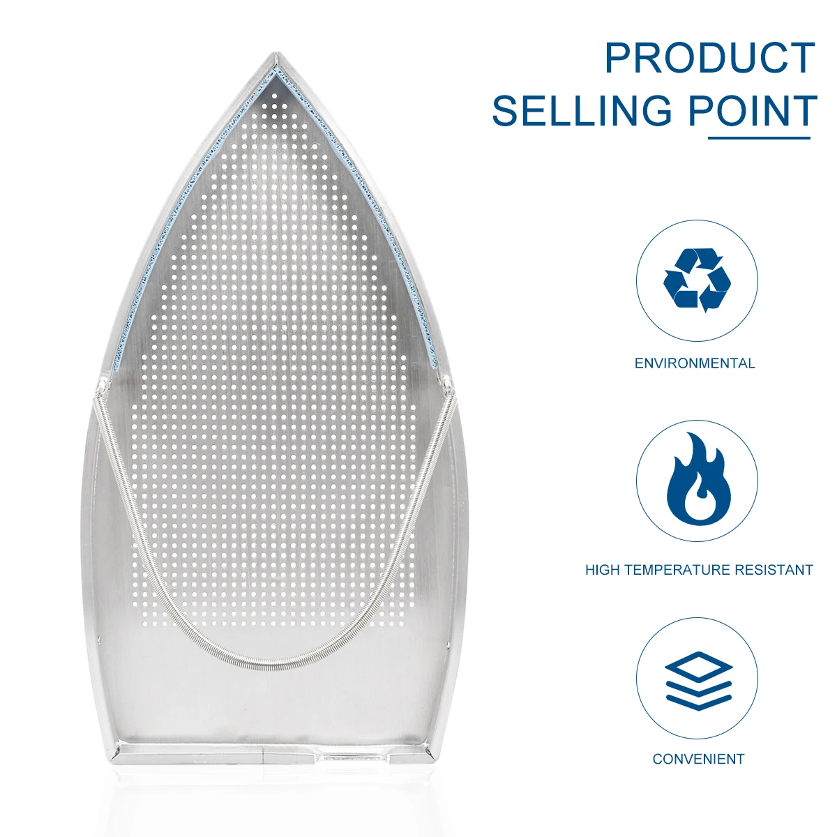 

Ironing Pad Insulation Board White Hot Protection Rest Mat for Flat Iron Non Stick Surface Vented Dry Steam Home Use