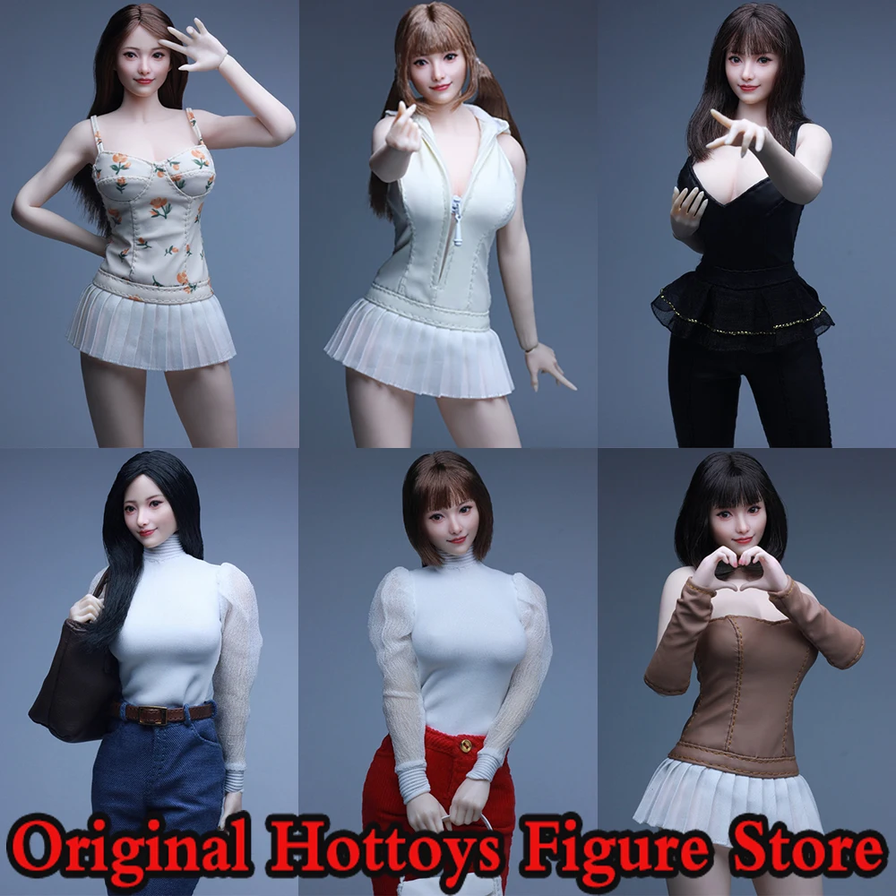 

Z6TOYS ZC021 1/6 Scale Female Soldier Head Sculpt Tiantian Asian Smiling Beauty Head Carving For 12-inches Action Figure Doll