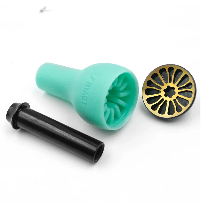 TPE Blue Reel Power Knob 27mm Compatible for Shimano Daiwa Spinning & Baitcasting Reel