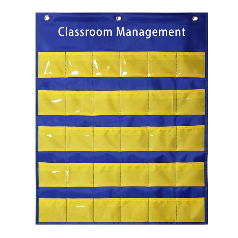 

Classroom Management Pocket Chart Organization Center Pocket Chart for Preschool