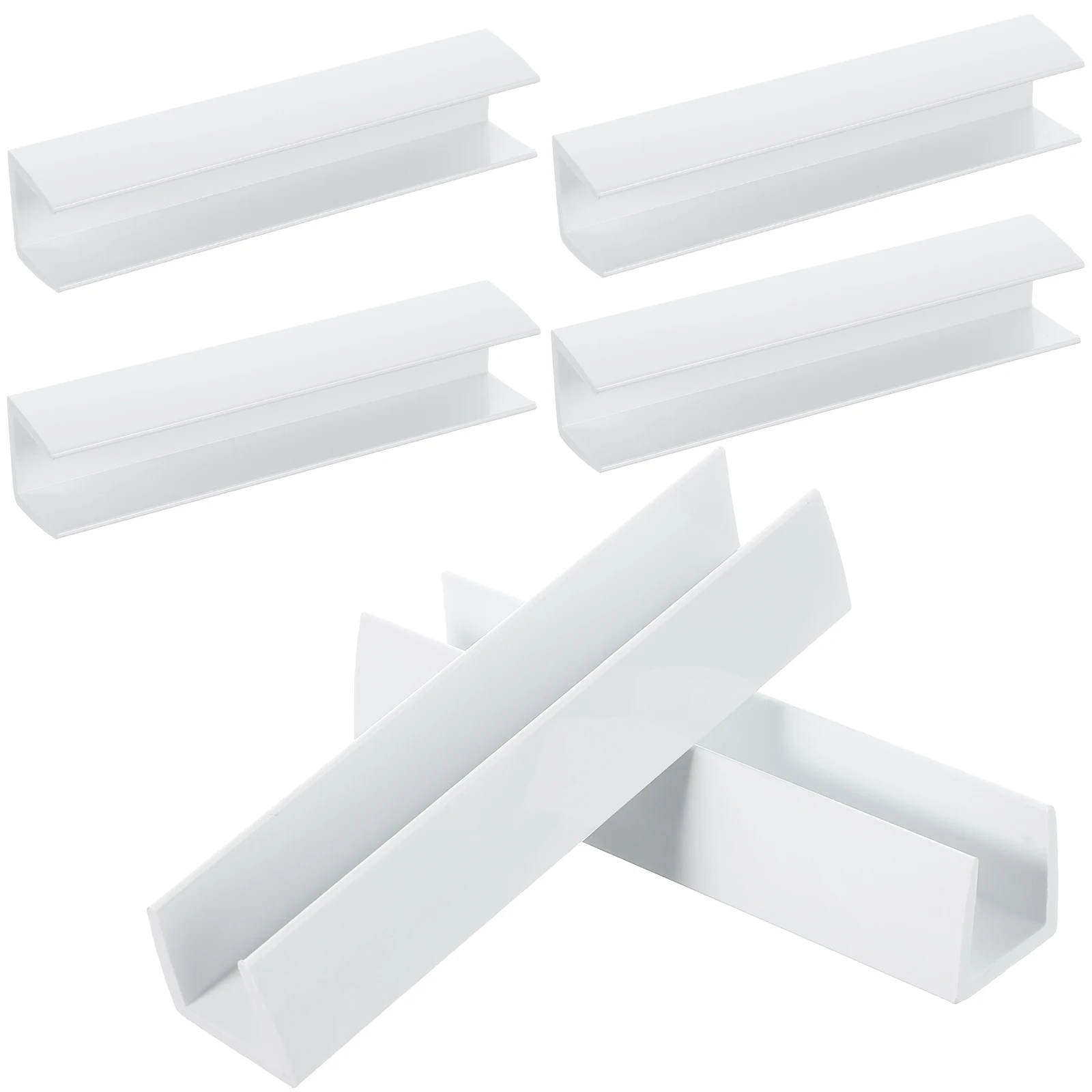 

6 Pcs Safety Door Reinforcement Slot Baby Gate Groove PVC Child Playpen Pet Fence Accessories Durable Easy Install