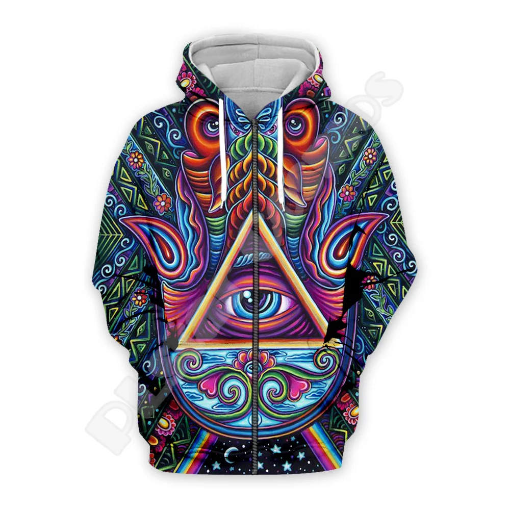 NewFashion Trippy Buddha Mandala Psychedelic Colorful Retro Tracksuit 3DPrint Pullover Harajuku Vintage Casual Jacket Hoodies 11