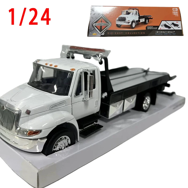 Diecast 1/24 Scale Plate Car Trailer Truck Car Model Doors Can Be Opened The Hood Can Be Opened Model Pieces Flaw Special Price