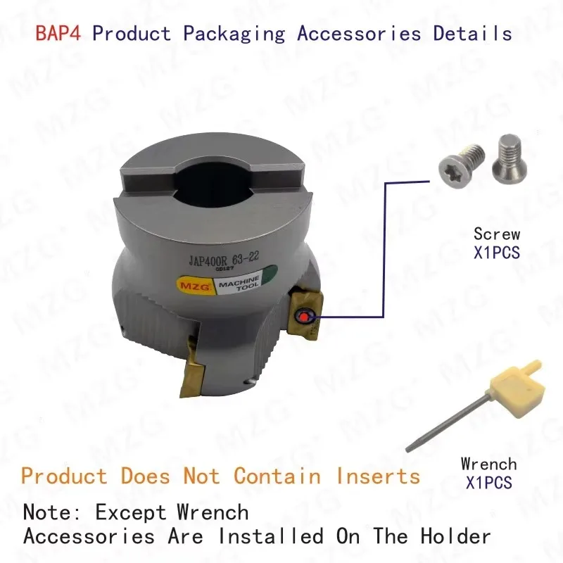 BAP400R 100 мм алюминий APMT1604 твердосплавная вставка с ЧПУ, прямоугольная концевая фреза, торцевые фрезы