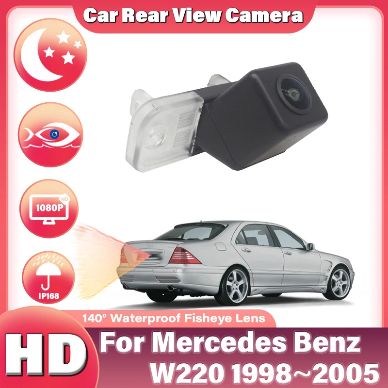 Car Reversing image Camera For Mercedes Benz W220 1998 1999 2000 2001 2002 2003 2004 2005 CCD HD Night Vision Rear View Camera