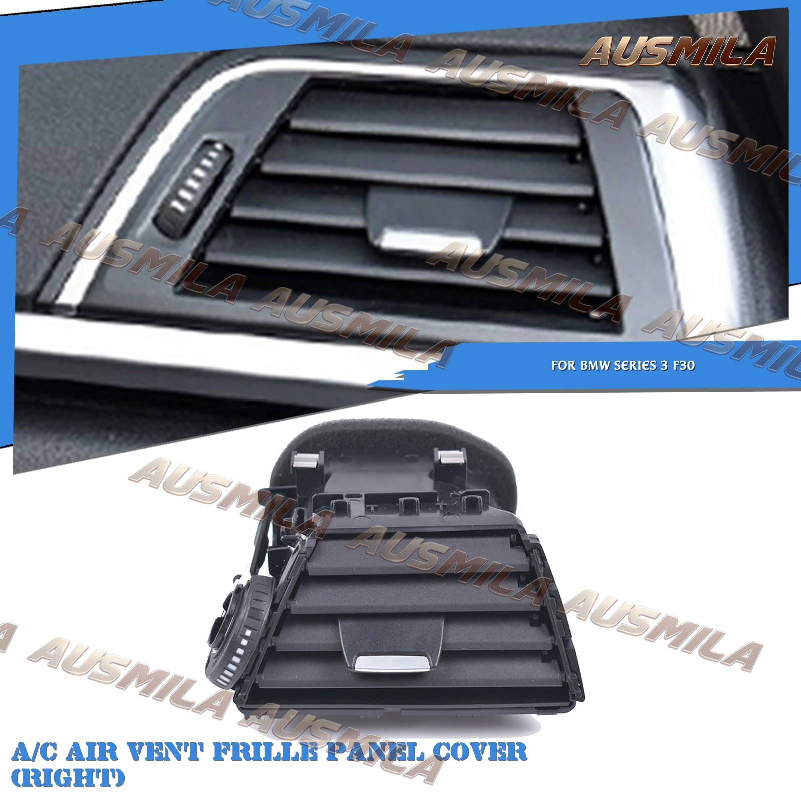 

Inner Console Panel Conditioning Air Vent Outlet Grille Assembly For BMW 3 Series F30 F31 F34 F35 4 Series F32 F33 F36