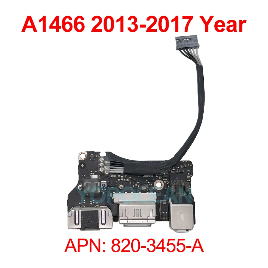 الأصلي I/O USB الصوت مجلس ل ماك بوك اير 13 "A1369 A1466 الطاقة DC جاك 2010 2011 2012 2013 2014 2015 2017 سنوات