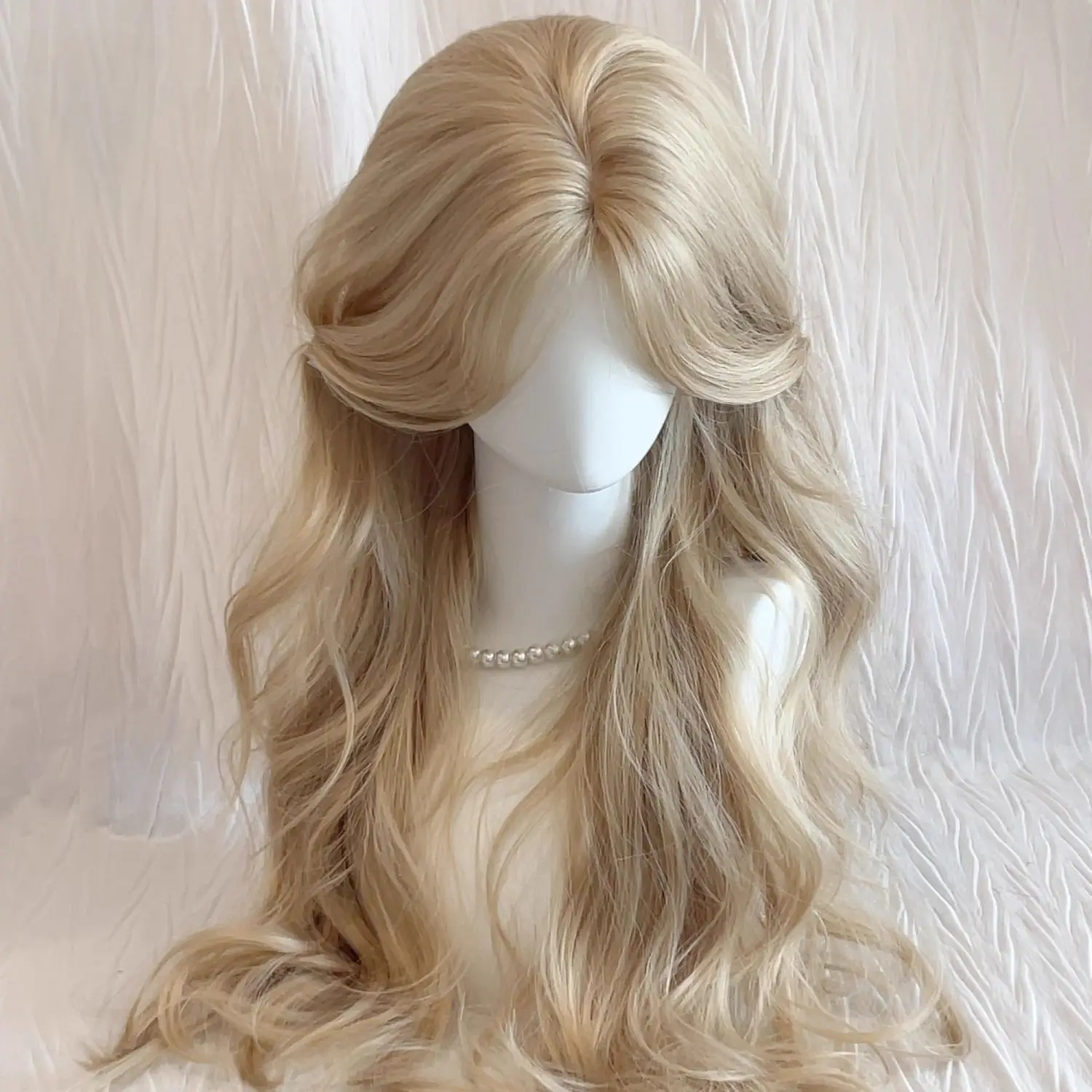 

Брязные светлые парики Синтетический натуральный вид Длинный многослойный парик с прямыми волосами для женщин Ежедневное использование на вечеринке