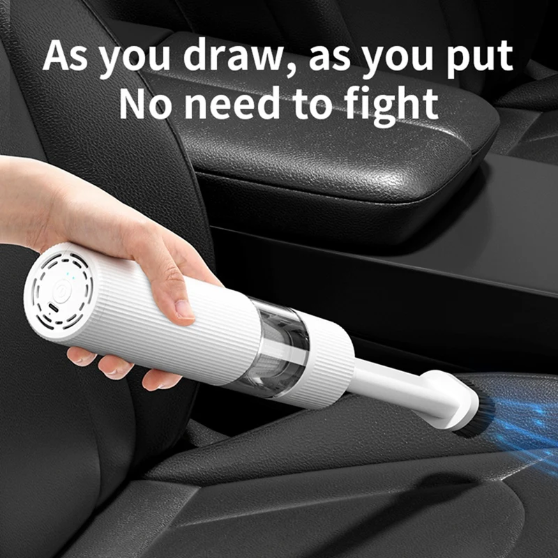 Wireless Car Vacuum Cleaner Portable Dust Vacuum Powerful Handheld Auto Vacuum Cleaner For Car Home Cleaning