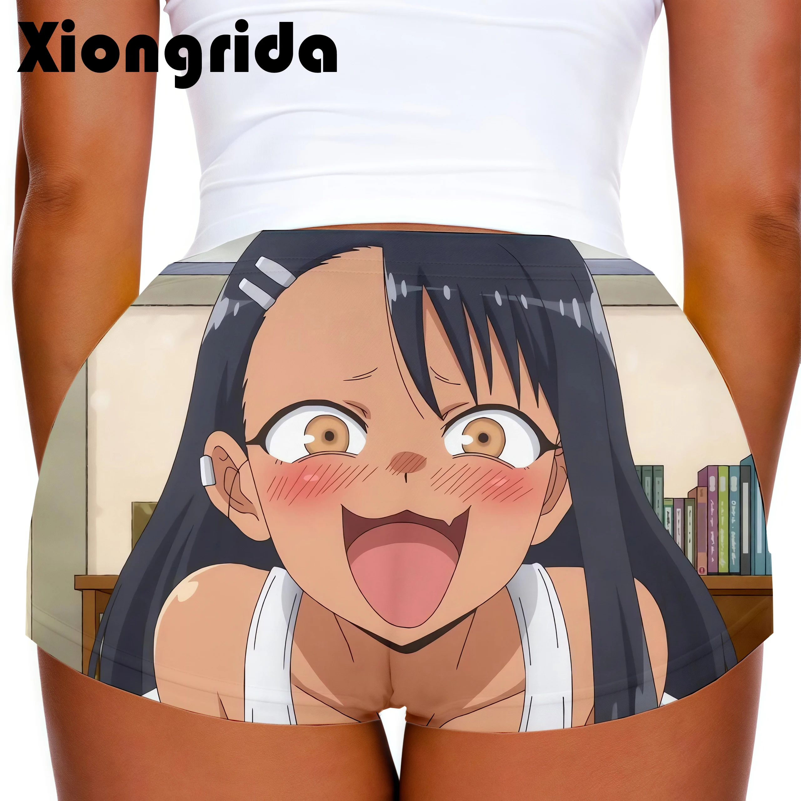 Hentai Pantaloncini sexy con stampa anime Donna Vita bassa Nagatoro Hayase Pantaloni caldi Pantaloncini per costumi cosplay donna