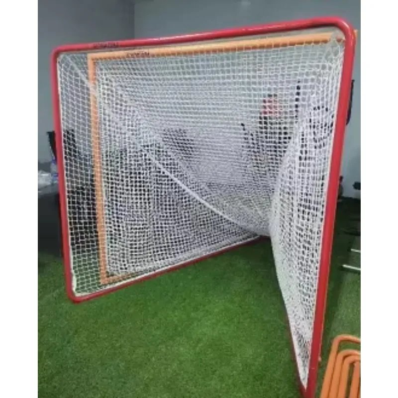 Fotografia 4: Gol de Hóquei no Gelo com Rede Regulamentar, Tamanho Oficial Profissional, Estrutura de Aço Galvanizado