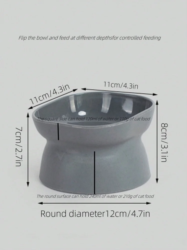 1Pc Pet bowl, water and food feeder, for cat and small dog
