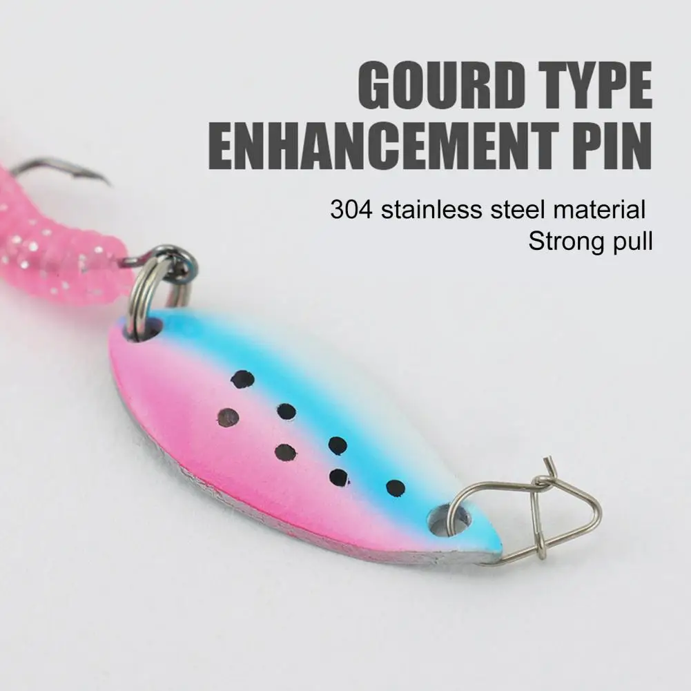 Artificial Lures 1 Set Useful Sequins Anti-break  Colored Paint Artificial Lures Angling Supplies