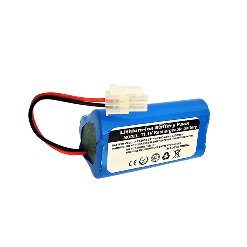 Bateria de lítio recarregável samsung 33g, 11.1v 10.8v 3200mah 3s1p para robô aspirador de pó total tovcrr30201, célula de substituição