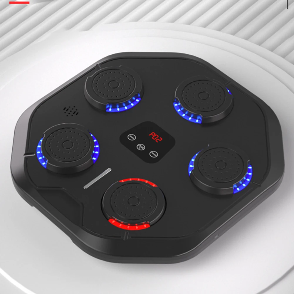 Smart Bluetooth Music Boxing Machine Wall Boxing Target LED Lighted USB Charging Sandbag Boxing Training Target Boxing Equipment