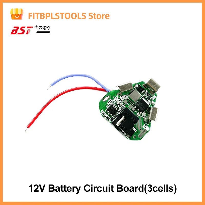 Placa de proteção de bateria de lítio 3s 12v, dc ferramenta manual, furadeira, bateria de íon-lítio, circuito bms 18650, 3 pacotes de células, módulo pcb 20a