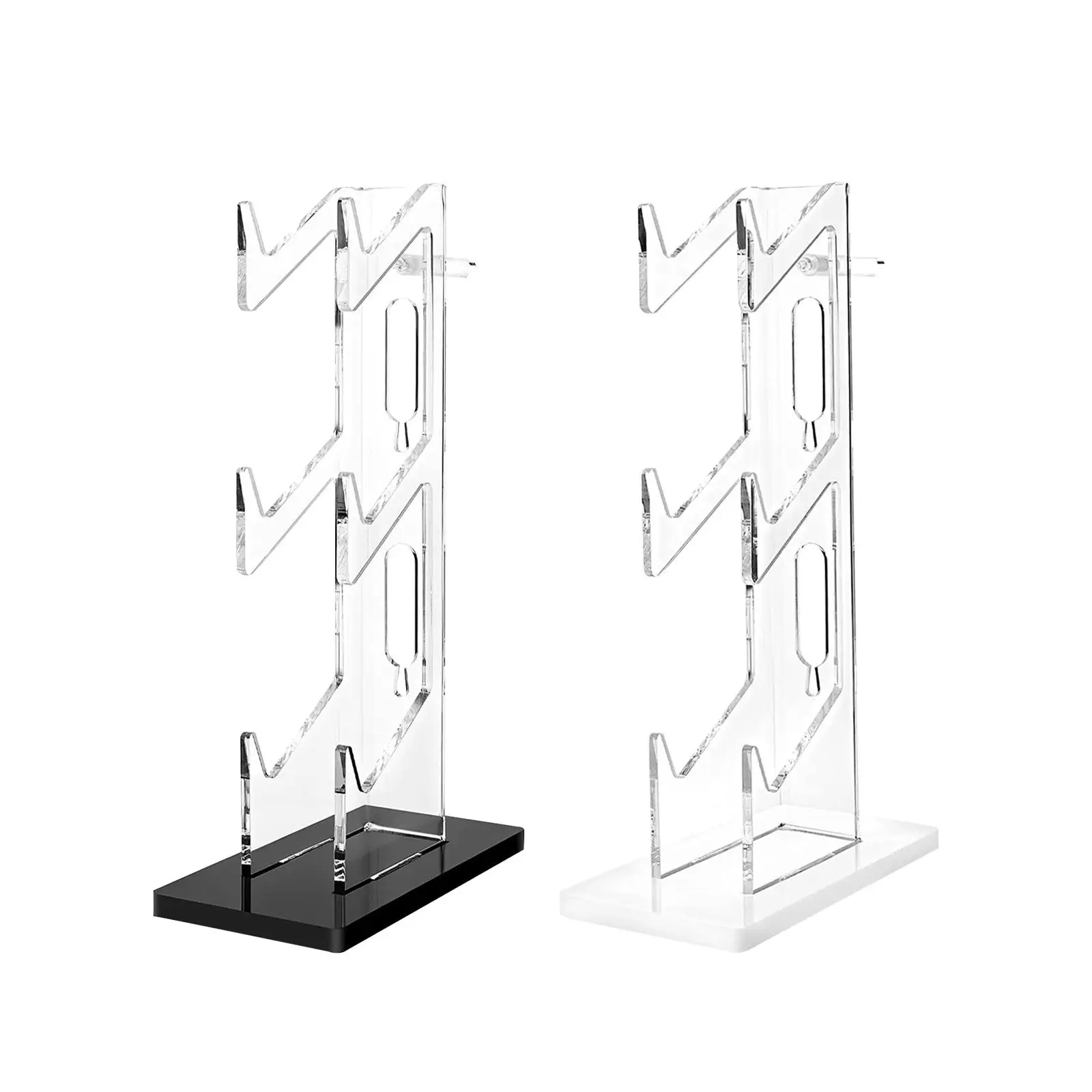 3 Tier Controller Holder Acrylic Display Shelf Organizer Storage Decor Headset Hanger for Gamepad Display Gaming Accessories