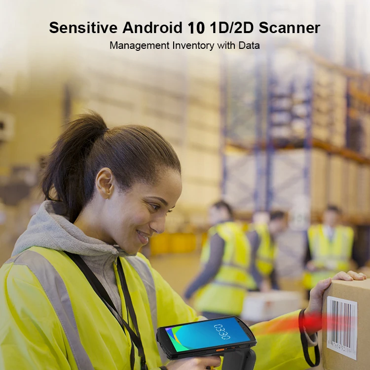 رائجة البيع طويلة المدى لقارئ علامات RFID السلبي اللاسلكي المحمول UHF قارئ بطاقات التحكم في الوصول المحمول #4