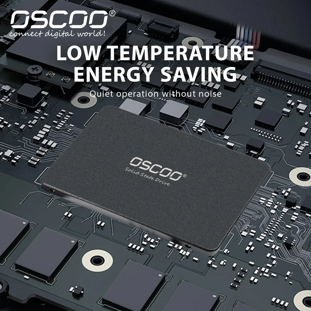 Оптовая продажа с фабрики OSCOO 120 ГБ 2,5 дюйма SATA3 SSD 1/4/10 шт. 3D TLC NAND твердотельный диск Жесткие диски компьютерные диски