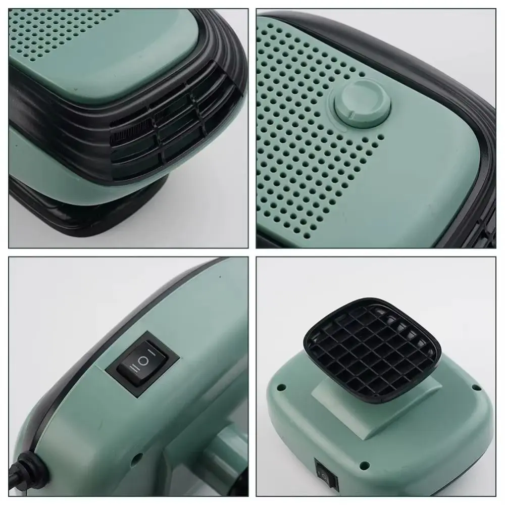 Fast Heating Car Heater Dual Speed Quick Warm Up Windshield Heater 120W Electric 360 Rotating Electric Car Heater