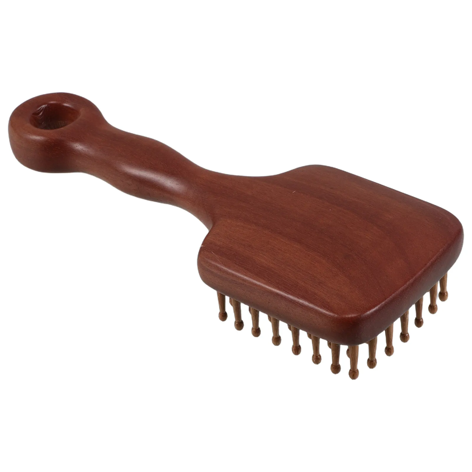 

Расческа-массажер для кожи головы из массива сандалового дерева с широкими зубьями, распутывающая волосы, для кудрявых и прямых волос, для стимуляции кожи головы, дорожная