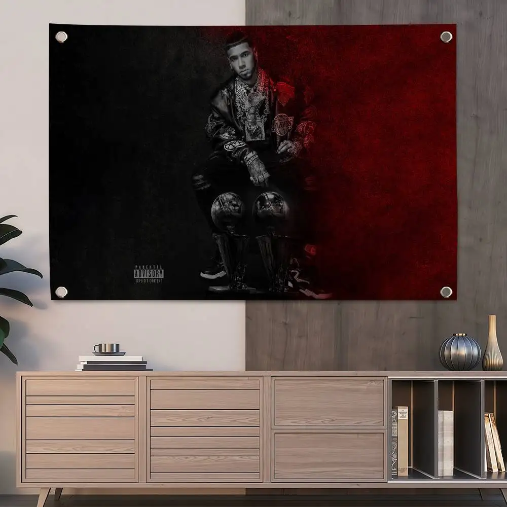 Rapper A-ANUELAA LLNM2 150x200cm 60x90cm Flag Decoration Outdoor Picnic Party Home Camping Party Art Hanging Banner