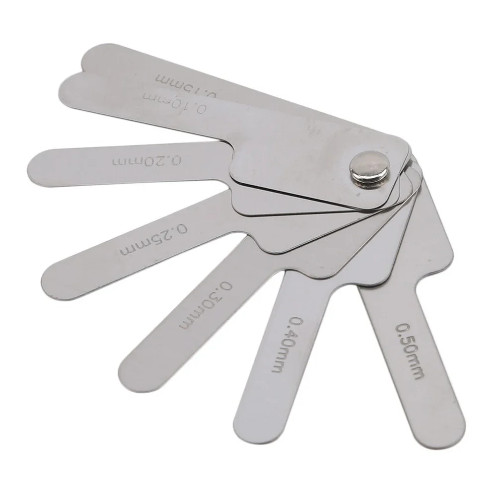 7Pcs/set Dental Interproximal Measuring Ruler Stainless Steel Tooth Gap Measure Gauge Reciprocating IPR System Orthodontic Tool