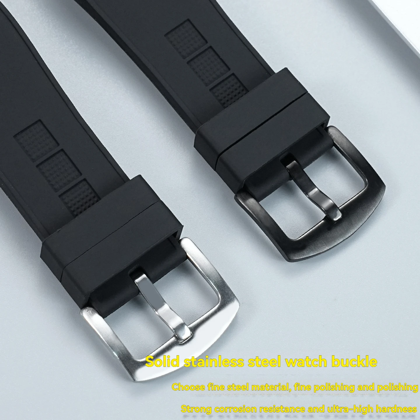 26mm Notch Silicone Watch Stra - Luxury Watch Rubber Strap ulasan dan harga