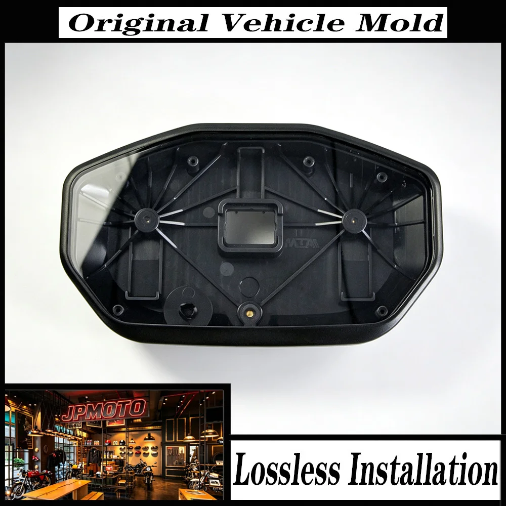 Cubierta de Velocímetro para Motocicleta Ducati Monster1200 Monster821 Monster797 Monster939 Monster 2014-2017, Carcasa de ABS Negra