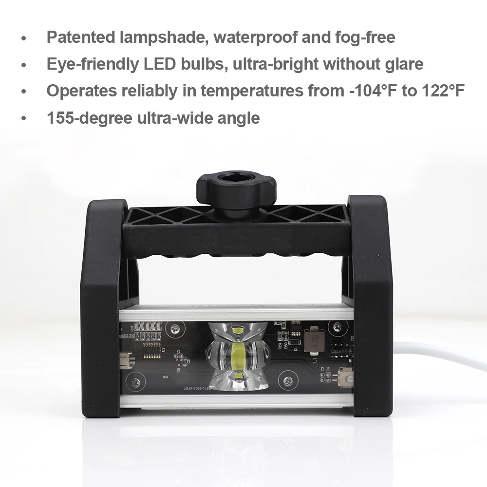 Weighted Painter Swing Lamp - Drywall Painting Sanding Auxiliary Tool Lamp, Adjustable Construction Site Lamp (Lamp Only)