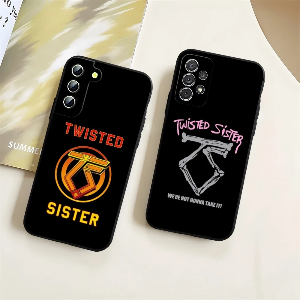 Twisted Sisters Phone Case for Samsung Galaxy S23 S24 S20 S21 S22 Ultra Fe Plus M54 A34 A54 A24 A52 A53 Coque