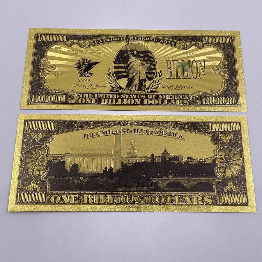 Free shipping design Wholesale Mixed styles America Banknote USD Dollar Banknote in 24K Gold Plated For Collection Gift