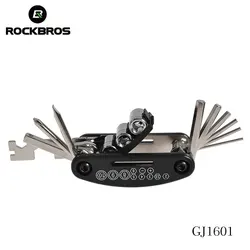 ROCKBROS 16 in 1 Bike Bicycle Multi Repair Tools  Protable Hex Spoke Cycle Screwdriver Tool Wrench Mountain Cycle Tool Sets