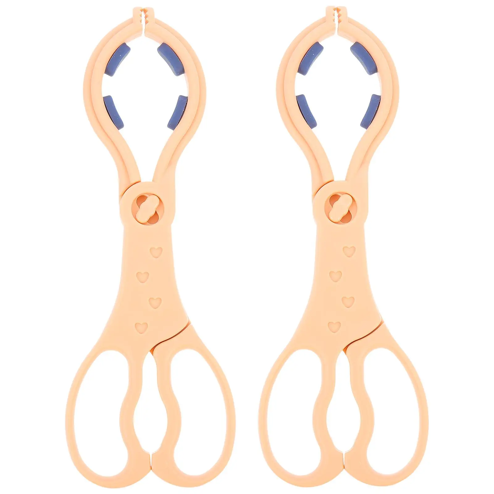 

2Pcs Baby Bottle Tong Anti-slip Pink PP Feeding Clip for Cleaning Home Use Durable Lightweight Infant Items Sterilizer