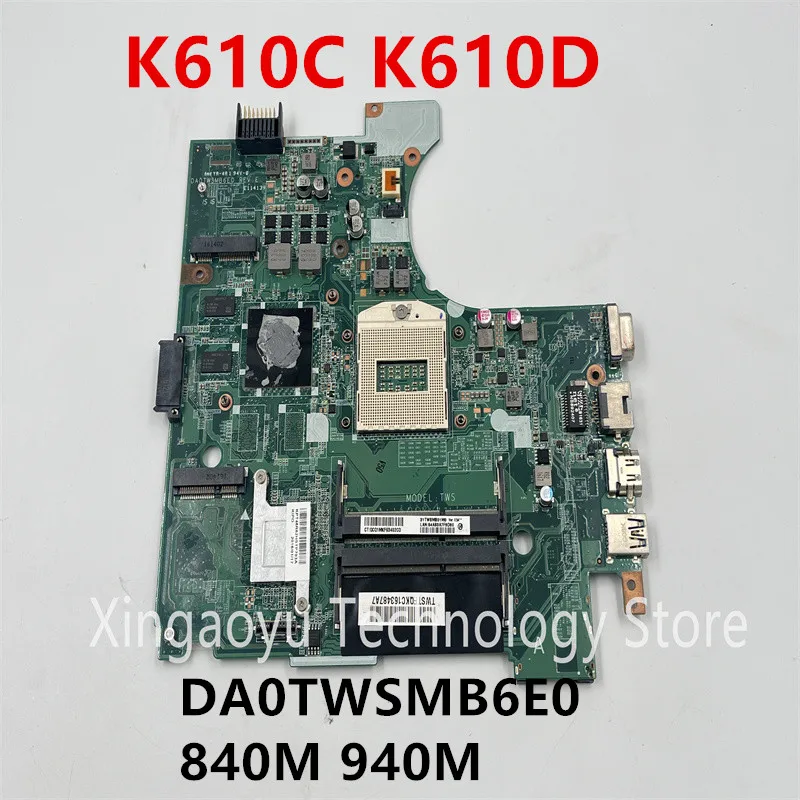 

Original For Ares K610C K610D Laptop Motherboard DA0TWSMB6E0 DDR3L RAM 740M 840M 940M 100% Test Ok Free Shipping