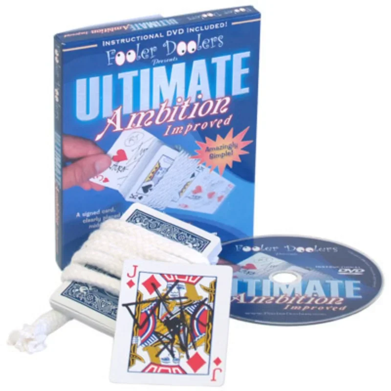 Ultimate Ambition Improved By Daryl - Magic Trick (DVD+Gimmick) Card Magic Tricks,Party Magic,Stage Close Up,Comedy,Accessories