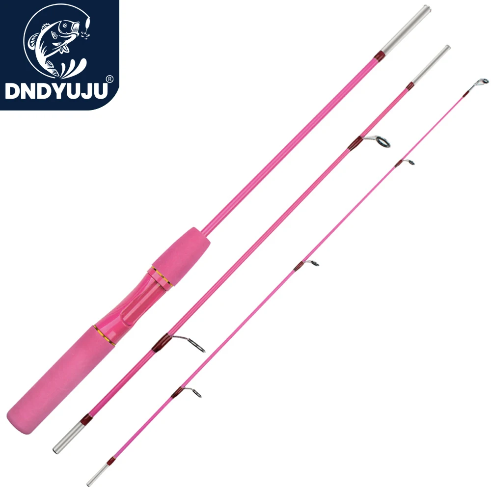 DNDYUJU 1.5M canna da pesca per bambini canna da pesca per principianti canna carina Include mulinello da Spinning rosa verde disponibile regalo per