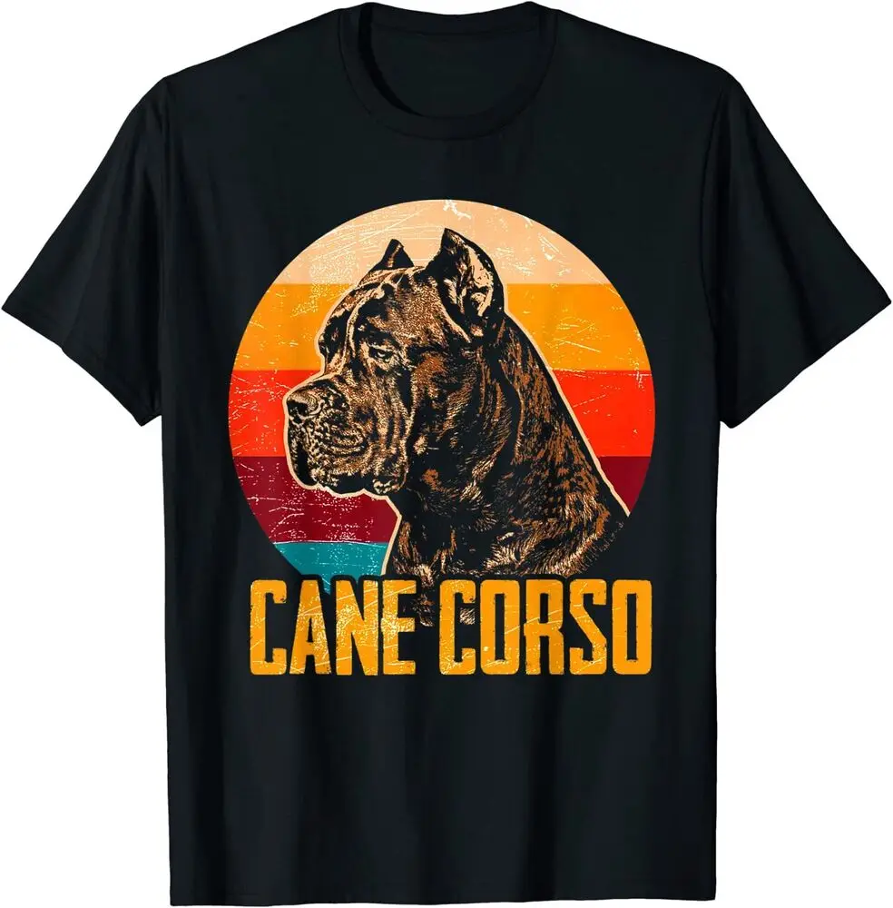 Vintage Cane Corso Lover Italian Dog Pet Cane Corso T-Shirt For Men Clothing Women Short Sleeve Tees New Arrival Unisex Summer