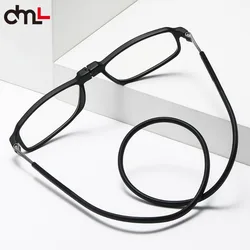 DML-Lunettes de Lecture à Col Rond pour Homme et Femme, Anti-Lumière Bleue, Portable, Ultra-Légères, pour Ordinateur