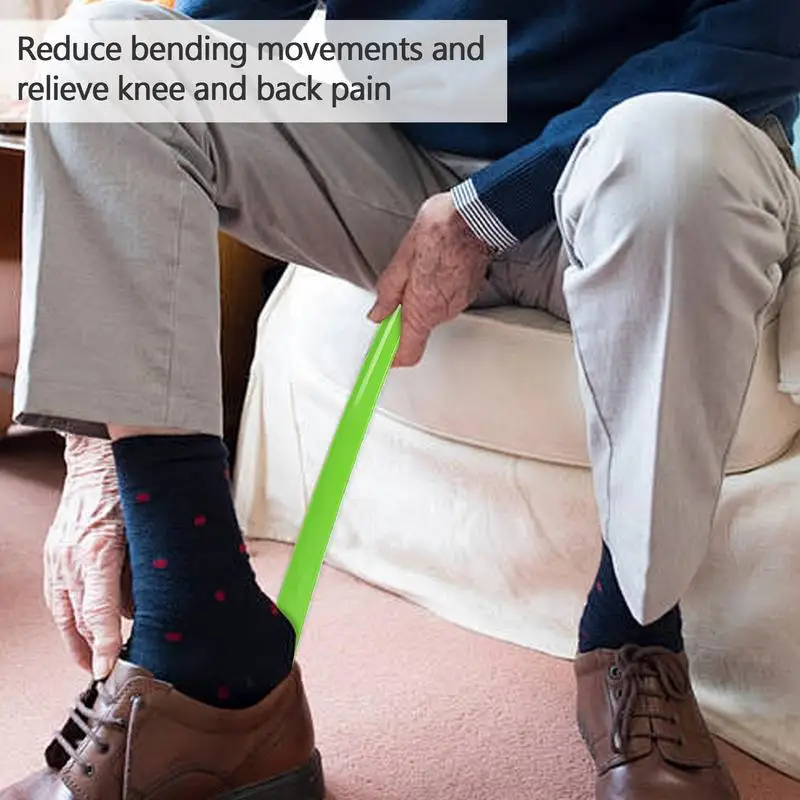 42.5 سنتيمتر البلاستيك اضافية طويلة الحذاء فندق المنزلية ملابس الأحذية الأحذية رافع كسول لا ينحني حذاء رسم مساعد لبيسة الحذاء